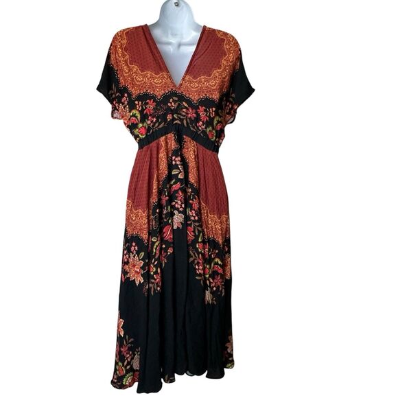 Anthropologie FARM Rio XS Marlow Floral Maxi Dress - Picture 3 of 15